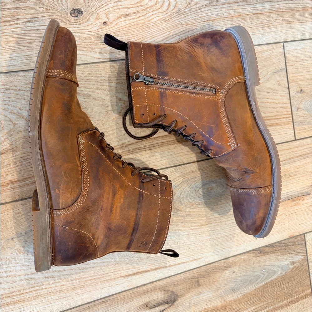Timberland Brown Leather Boots - Picture 4 of 7